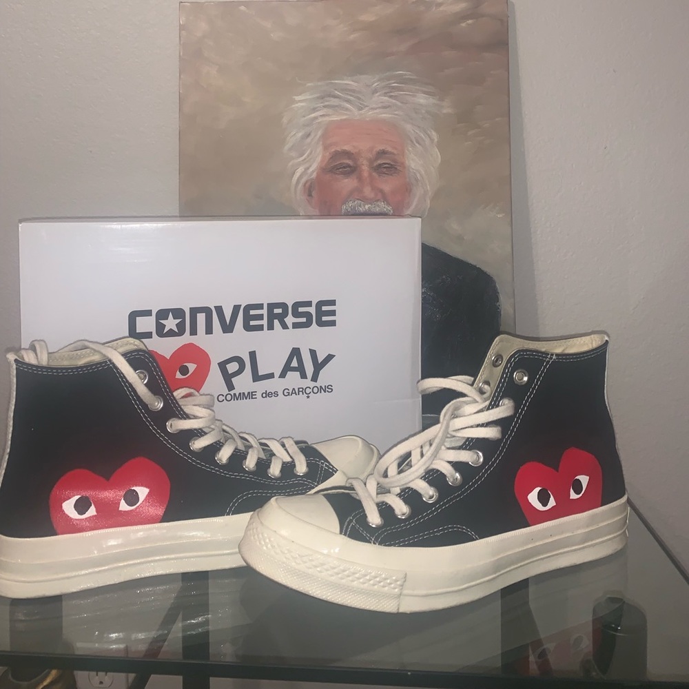 Authentic High Top COMME des GARCONS Converse - Picture 1 of 7